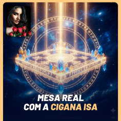Mesa Real com a Cigana Isa