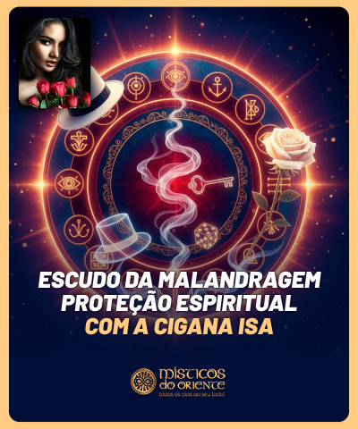 Escudo da Malandragem com Cigana Isa