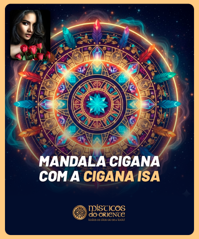 Mandala Cigana com a Cigana Isa