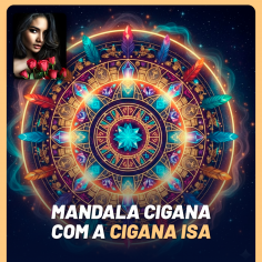 Mandala Cigana com a Cigana Isa