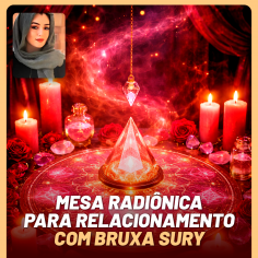 Mesa Radionica para Relacionamento com Bruxa Sury