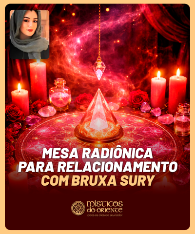 Mesa Radionica para Relacionamento com Bruxa Sury