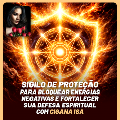 Sigilo de Prote��o - Para Bloquear Energias Negativas e Fortalecer sua Defesa Espiritual com Cigana Isa