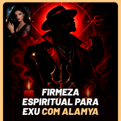 Firmeza Espiritual para Exu com Alamya